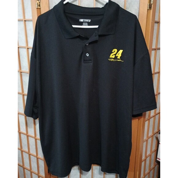 Nascar Jeff Gordon #24 Polo Shirt 2XL Black Racing Fan Apparel - Picture 1 of 10